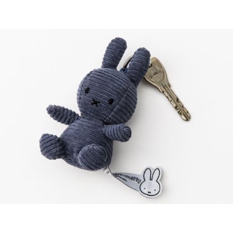 Blå Miffy nøglering - Fløjl 10 cm - Bon Ton Toys