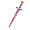 Prinsessesværd pink krystal - Liontouch