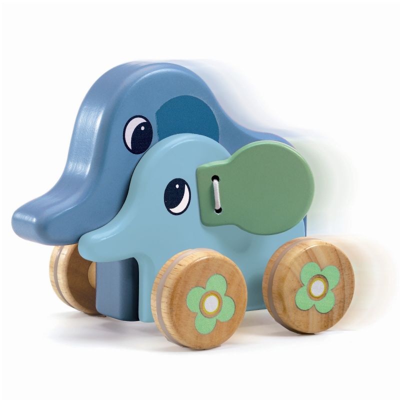 Elefant rulledyr med musik (Fra 10 mdr.)