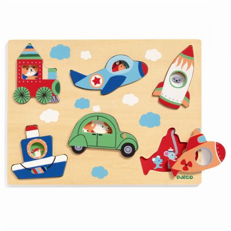 Transport - Puslespil - Djeco