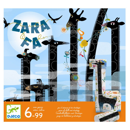 Zirafa - Stable & hukommelsesspil (6-99 år) - Djeco