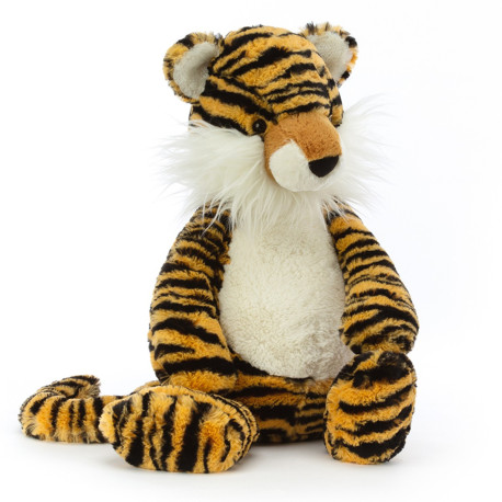 Tiger - Kæmpe Bashful bamse - Jellycat