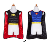 Vendbar superhelte vest med kappe & maske - Udklædning (4-7 år) - Great Pretenders