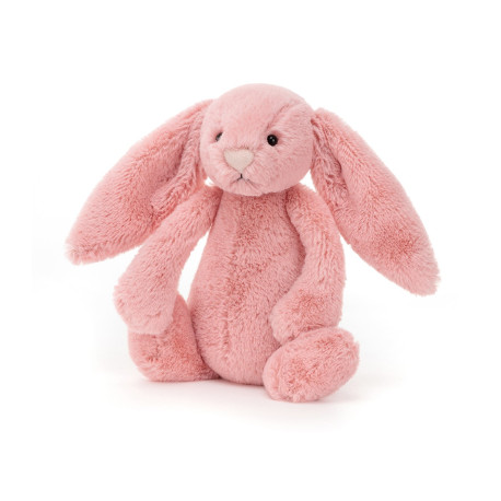 Petal lyserød kanin - Lille Bashful bamse - Jellycat