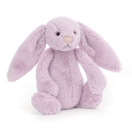 Lilac kanin - Mellem Bashful bamse - Jellycat