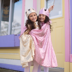Guld kappe med palietter - Udklædning (5-6 år) - Great Pretenders