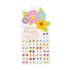 30 par stick-on øreringe - Spring Flowers - Great Pretenders