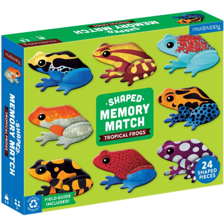 Tropical Frogs - Memory huskespil - Mudpuppy