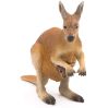 Kænguru med unge - Vilde dyr figur - Papo