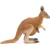 Kænguru med unge - Vilde dyr figur - Papo