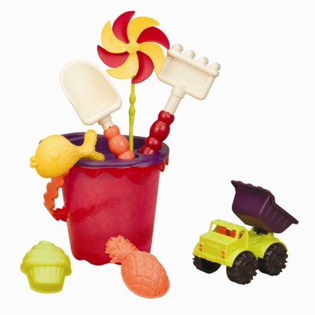 B. Toys Sands Ahoy - Rødt spandsæt 