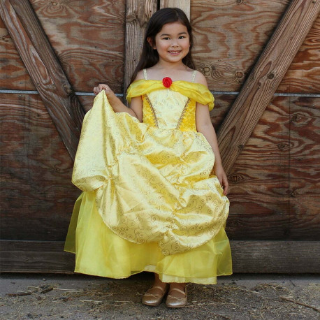 Belle prinsessekjole (7-8 år) - Great Pretenders