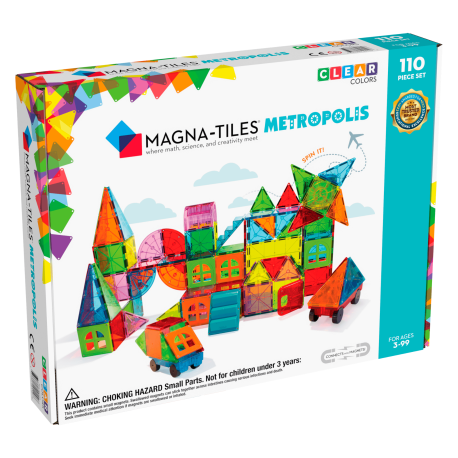 Metropolic - Byggemagneter 110 stk. - Magna-Tiles