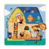 Bondegården - 3 lags træpuslespil - Djeco