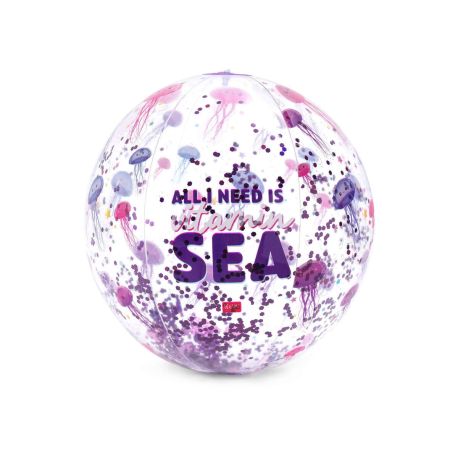 All I need is vitamin SEA - Luksus badebold med lilla glitter