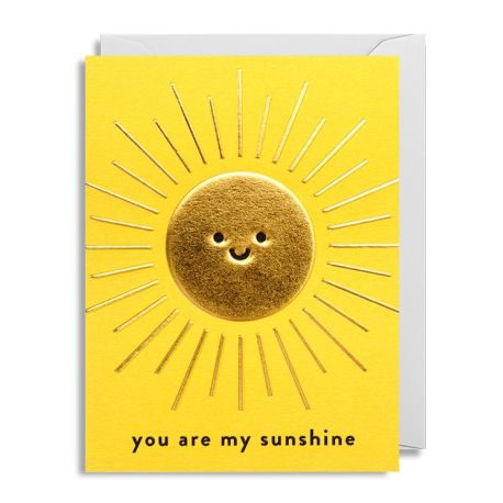 You are my sunshine - Lille kort & kuvert - Lagom