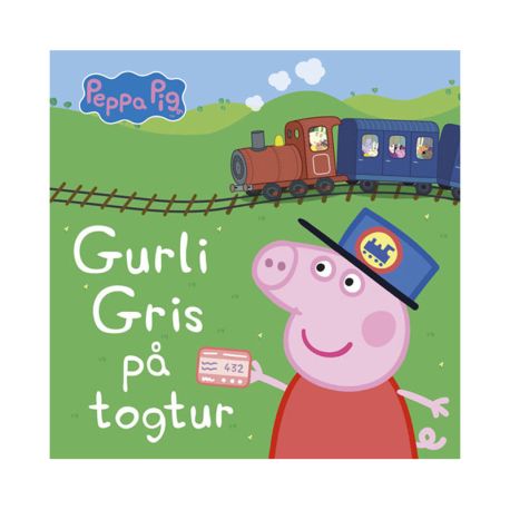 Gurli Gris på togtur - Papbog - Alvilda