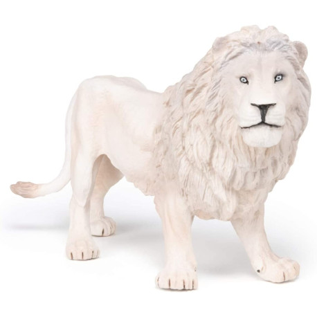 Stor hvid løve - Vilde dyr figur - Papo