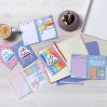 Rainbow Side notes - Hæfte med sticky notes & blok - Ooly