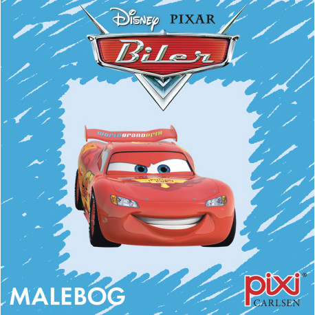Disney Biler malebog - Pixi bog - Carlsen