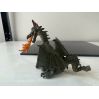 Grøn drage med ild - Fantasy figur - Papo