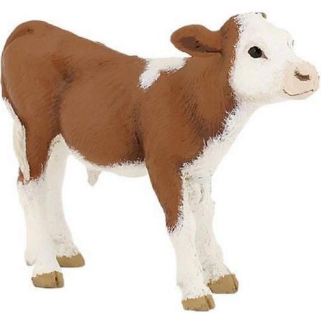 Simmental kalv - Bondegårdsdyr figur - Papo