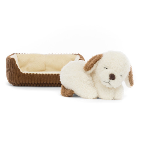 Hund - Napping Nipper bamse 10 cm - Jellycat