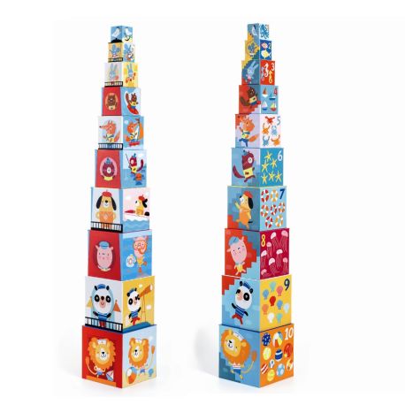 Stranden stabeltårn - 10 kasser - Djeco