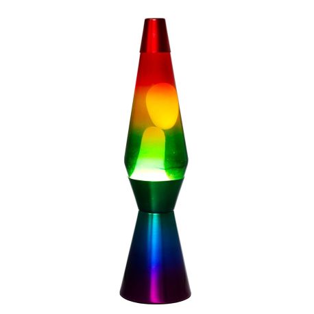 Rainbow lava lampe