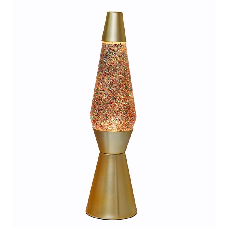 Gold Glitter Lava lampe