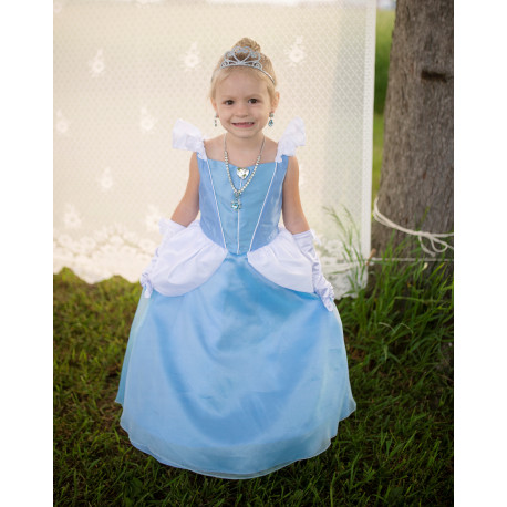 Askepot prinsessekjole (5-6 år) - Great Pretenders