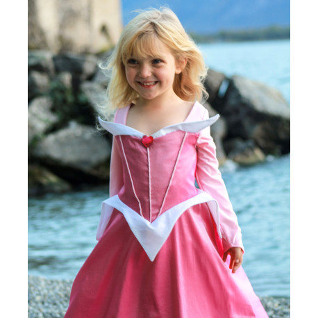 Tornerose prinsessekjole (3-4 år) - Great Pretenders