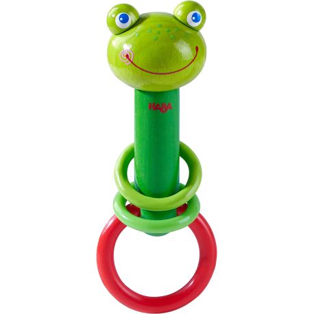 Smilende frø - Rangle med bidering - HABA