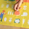 Bondegården 3-6 år - Plakat med 58 stickers - Poppik