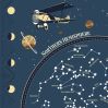 Stjernehimlen - Panorama plakat med 640 selvlysende stickers - Poppik