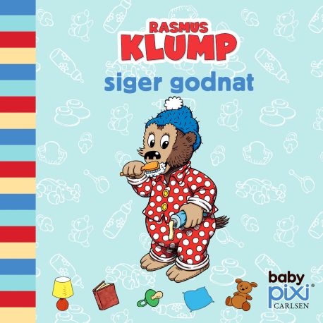 Rasmus Klump siger godnat - Baby Pixi® Papbog - Carlsen