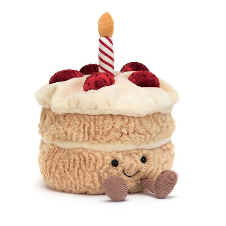 Fødselsdagskage - Amusable bamse 16 cm - Jellycat