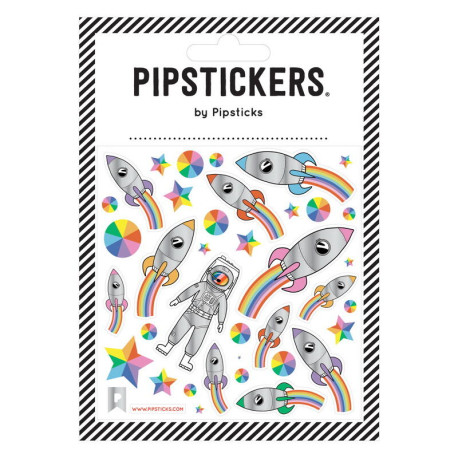 Holografisk Rainbow Space - Klistermærker - Pipstickers