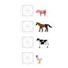 Farm Animals - 25 stk. byggemagneter & dyr - Magna-Tiles