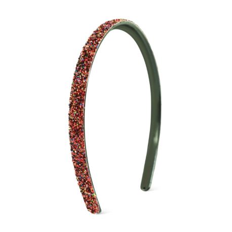 Rød glimmer hårbøjle - Milk x Soda