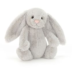 Silver kanin - Mellem Bashful bamse 31 cm - Jellycat
