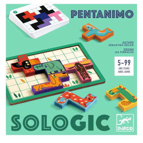 Pentanimo Logic - Hjernevrid spil (5-99 år) - Djeco
