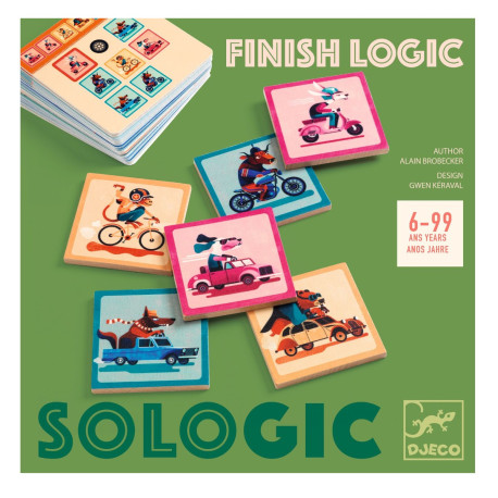 Finish Logic - Hjernevrid spil (6-99 år) - Djeco