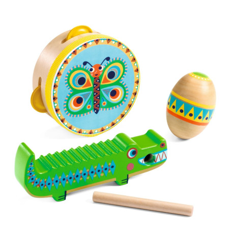 3 musikinstrumenter til små børn (18 mdr.-3 år) - Djeco