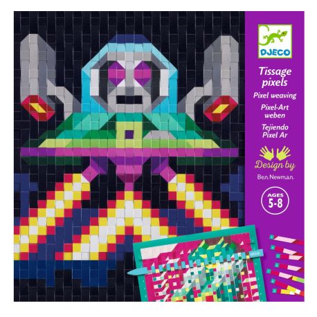 Space invaders - Pixel vævning (5-8 år) - Djeco