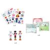 Påklædningsdukker med Puffy Stickers & baggrunde (3-6 år) - Djeco