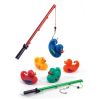 5 regnbue badeænder & 2 fiskestænger - Badeleg - Djeco