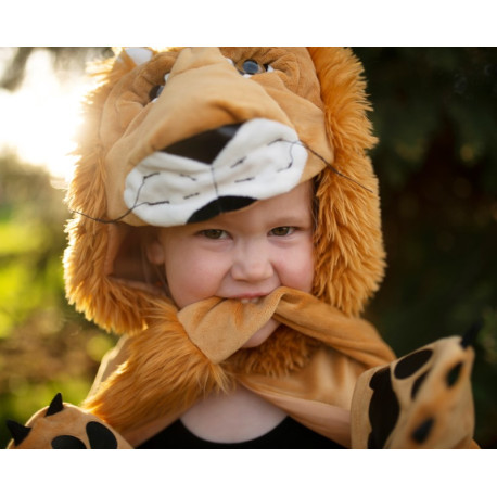 Løve kappe med hoved - Udklædning (2-3 år) - Great Pretenders