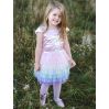 Pastel regnbue kjole - Udklædning (5-6 år) - Great Pretenders