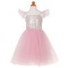 Lyserød paillet kjole med tylskørt - Udklædning (3-4 år) - Great Pretenders